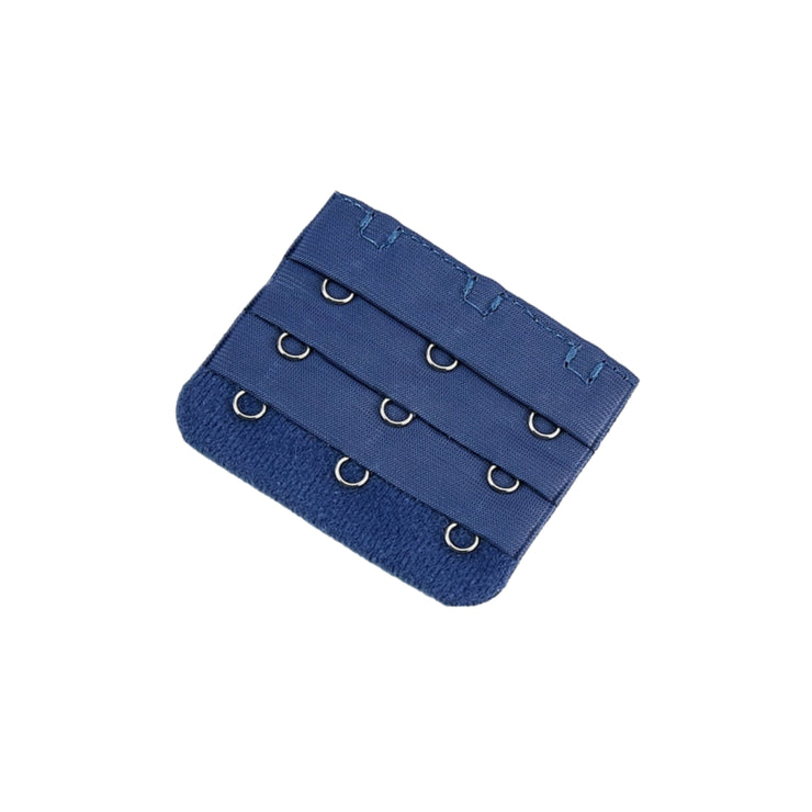 Adjustable 3 Row Bra Extender Strap for Women  Blue